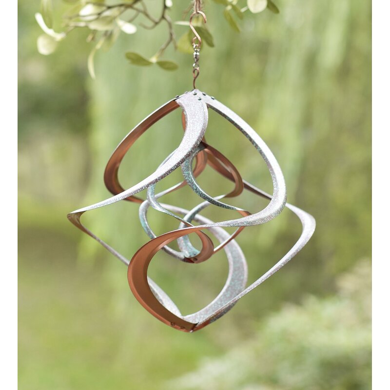 Wind & Weather Dual Spiral Hanging Metal Wind Chime | Wayfair