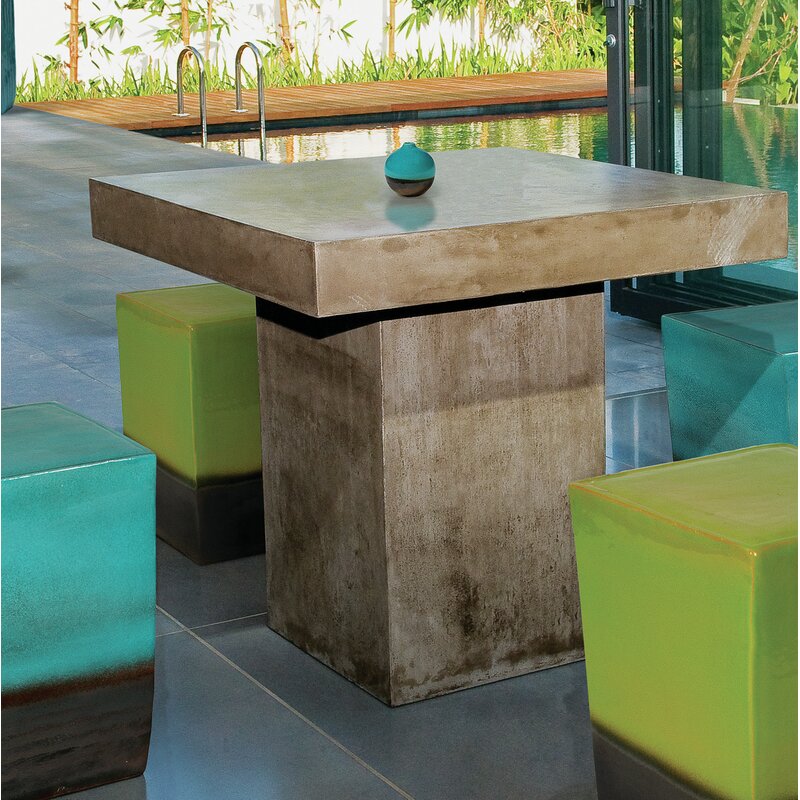 SeasonalLiving Phil Concrete Bar Table | Perigold