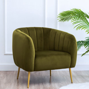 green decorative chair