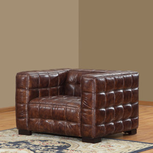 Nautical Club Chair by Lazzaro Leather