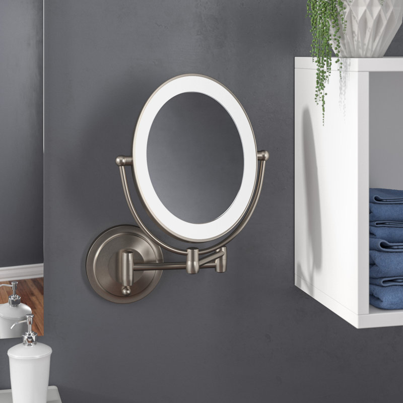 Symple Stuff Verlene Cordless Dual Led Lighted Oval Wall Mount Mirror With 1x And 10x Magnification Reviews Wayfair The top countries of suppliers. wayfair