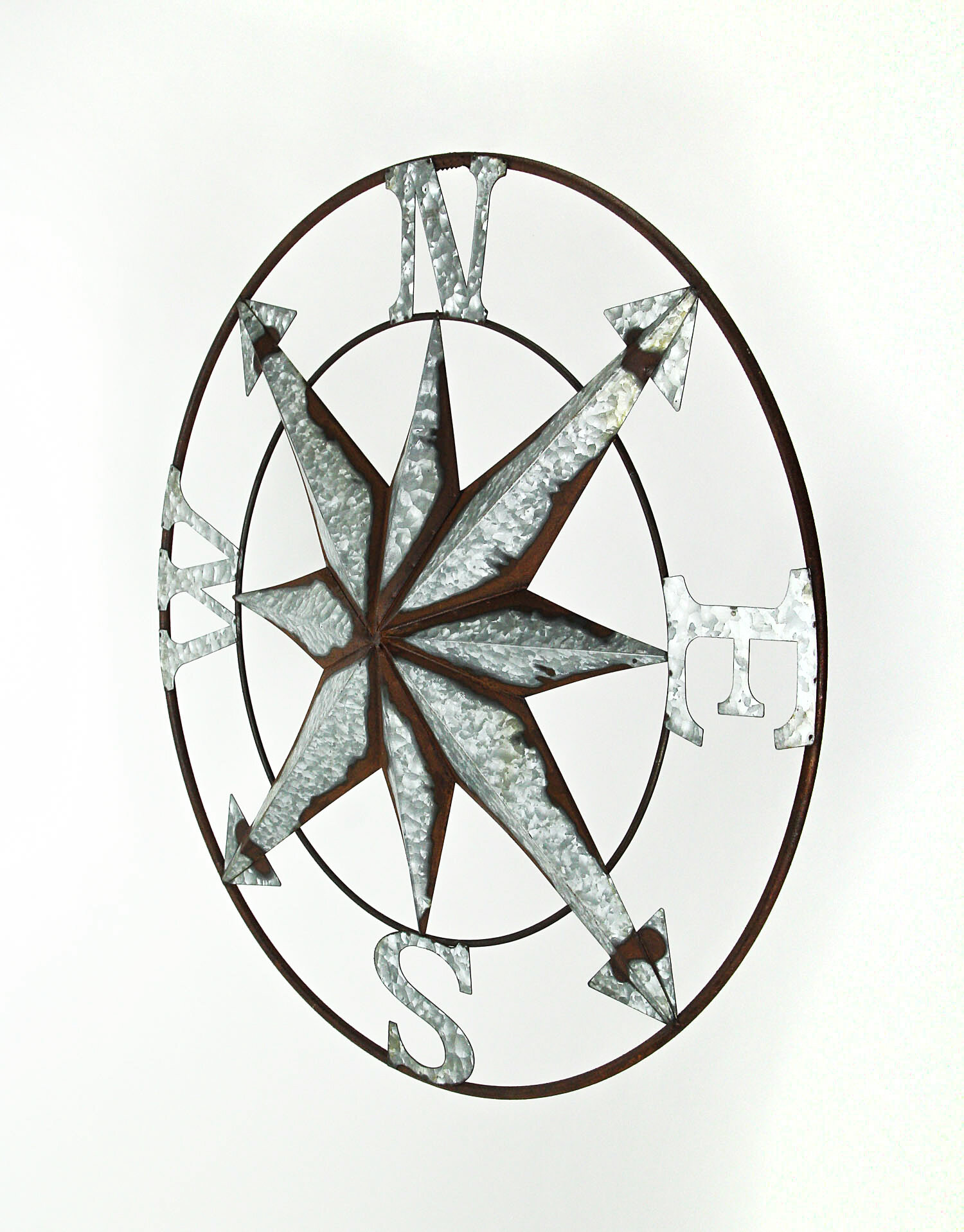 Breakwater Bay Metal Compass Rose Wall Décor Wayfair 1382