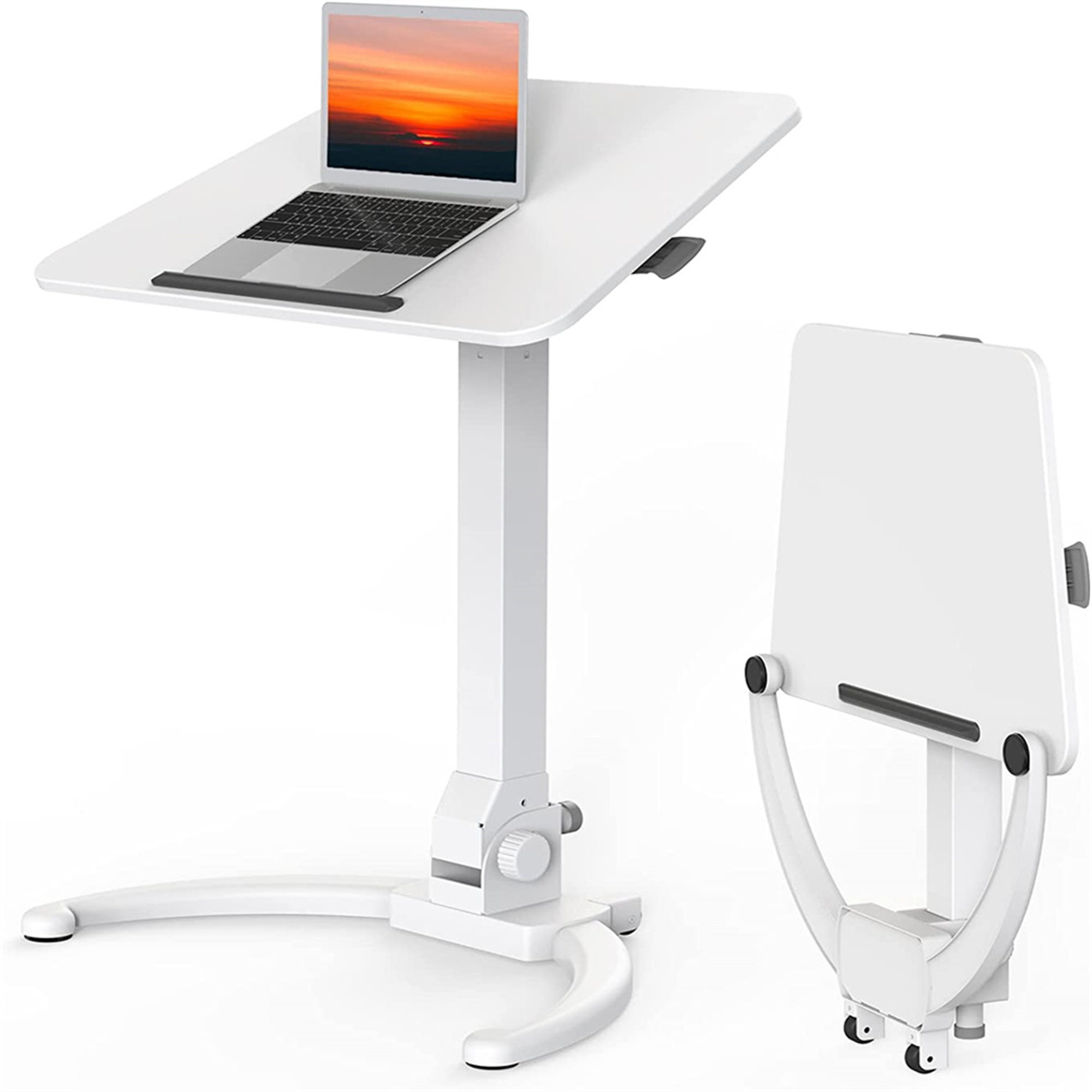 movable sit stand desk