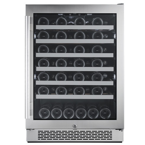 54 Bottle Single Zone Built-In Wine Cooler