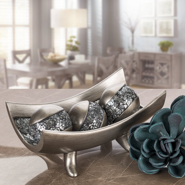 Decorative Silver Bowl Wayfair