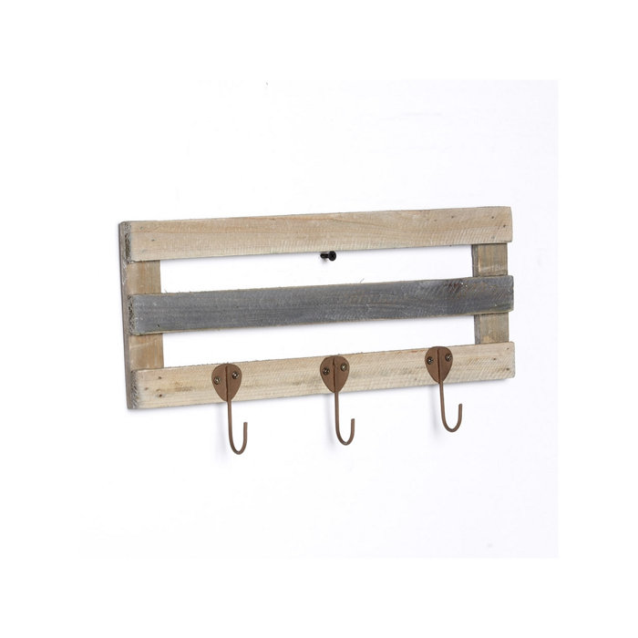 Gracie Oaks Cleland Wooden Decoration Wall Mounted Coat Rack Wayfair