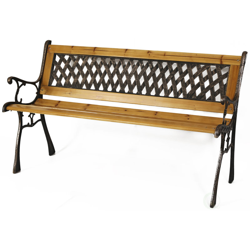 Millwood Pines Sundberg Wooden Park Bench Reviews Wayfair Sundberg Wooden Park Bench