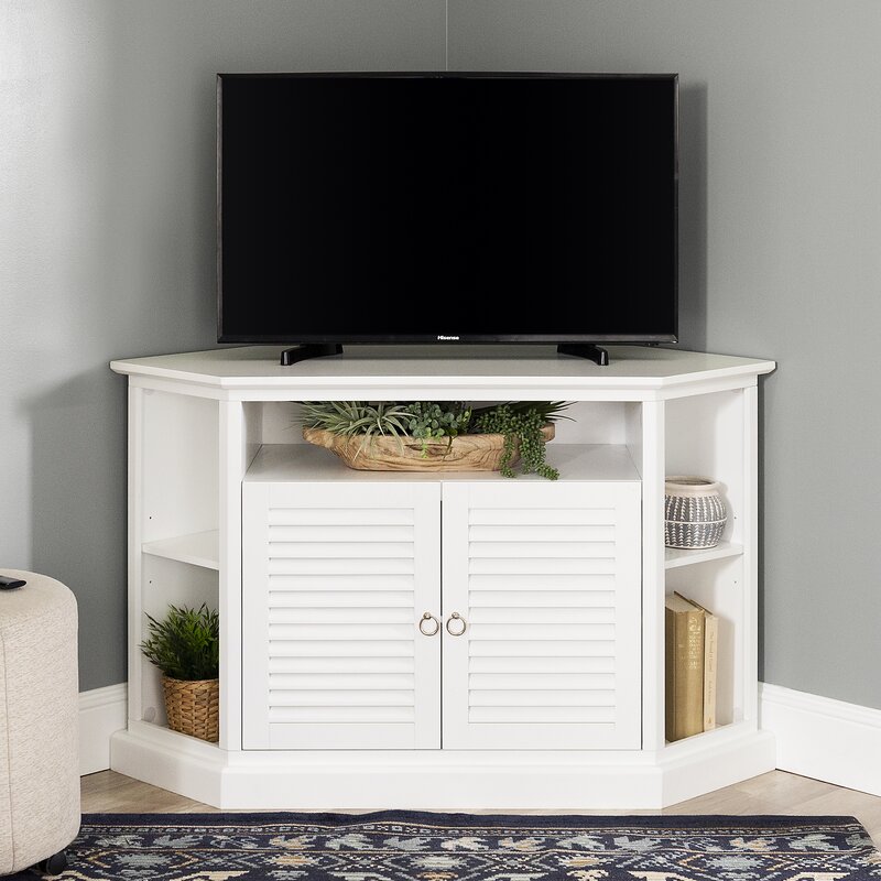 Beachcrest Home Greeson Corner Tv Stand For Tvs Up To 52