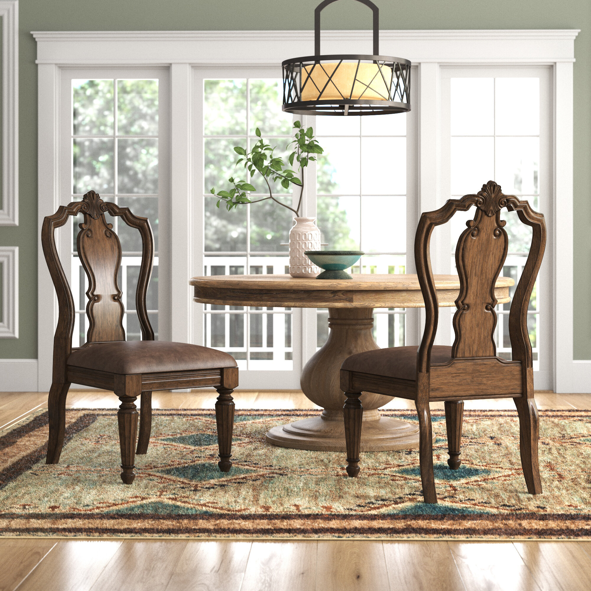 queen anne dining room set