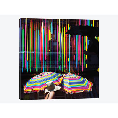 Kess InHouse Gabriela Fuente California Dream Rainbow Abstract Table Runner