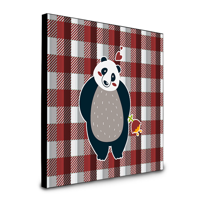 Harriet Bee Eloanna Panda Artwork Wall Panel Wayfair