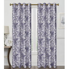 Paisley Purple Curtains Drapes You Ll Love In 2021 Wayfair