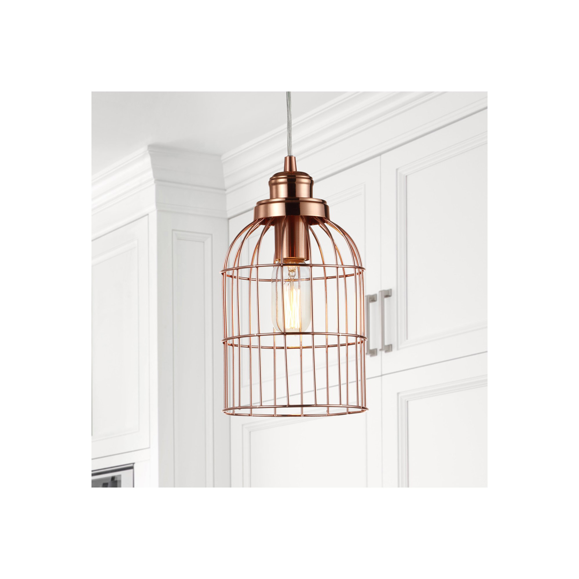 Wrought Studio Margareta 1 Light Single Geometric Pendant Wayfair