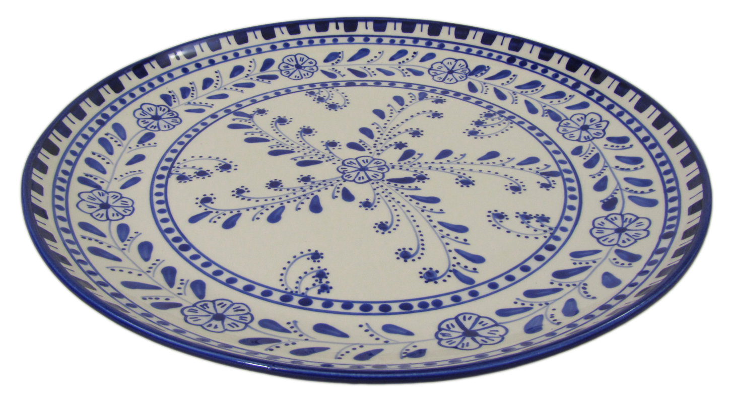 Stoneware Round Platter