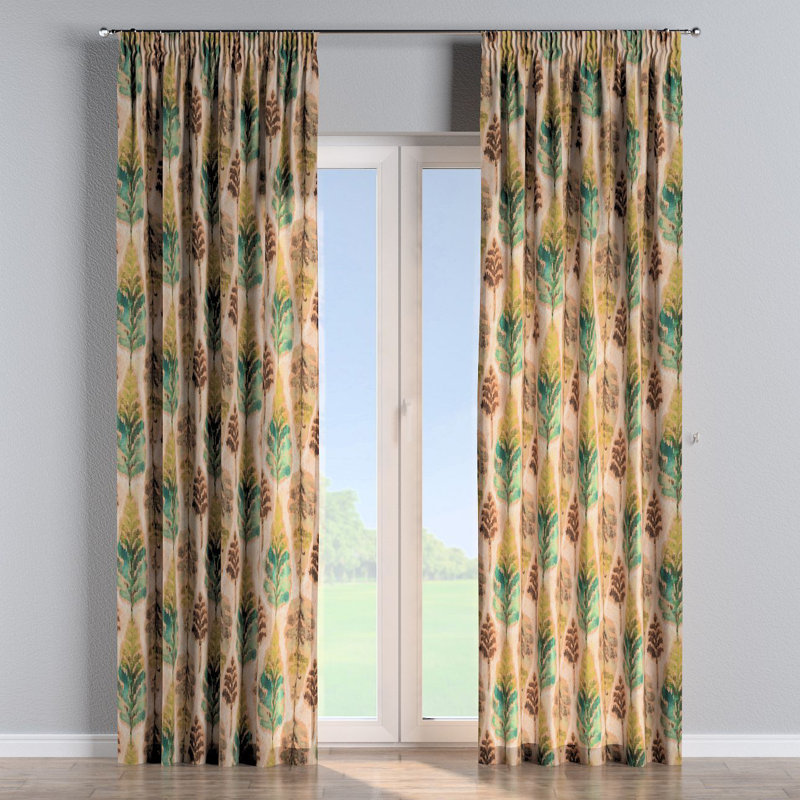 Dekoria Urban Jungle Pencil Pleat Blackout Single Curtain