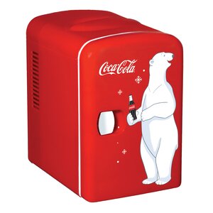 Coca Cola 6-Can 0.14 cu. ft. Compact Refrigerator