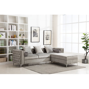 Go to store & view more images Zaida Reversible Sectional by House of Hampton