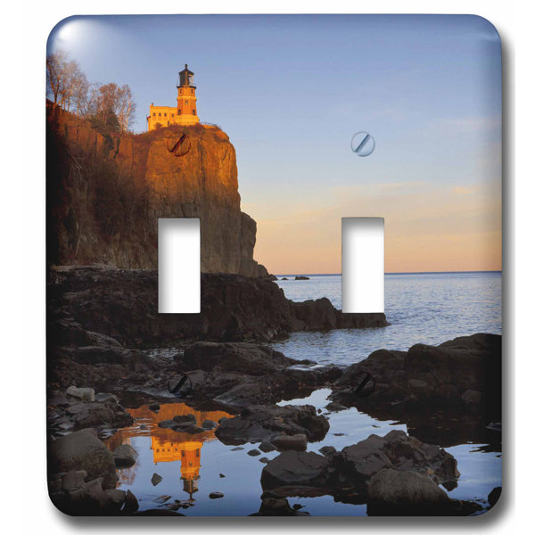 3drose Split Rock Lighthouse Two Harbors Minnesota 2 Gang Toggle Light Switch Wall Plate Wayfair