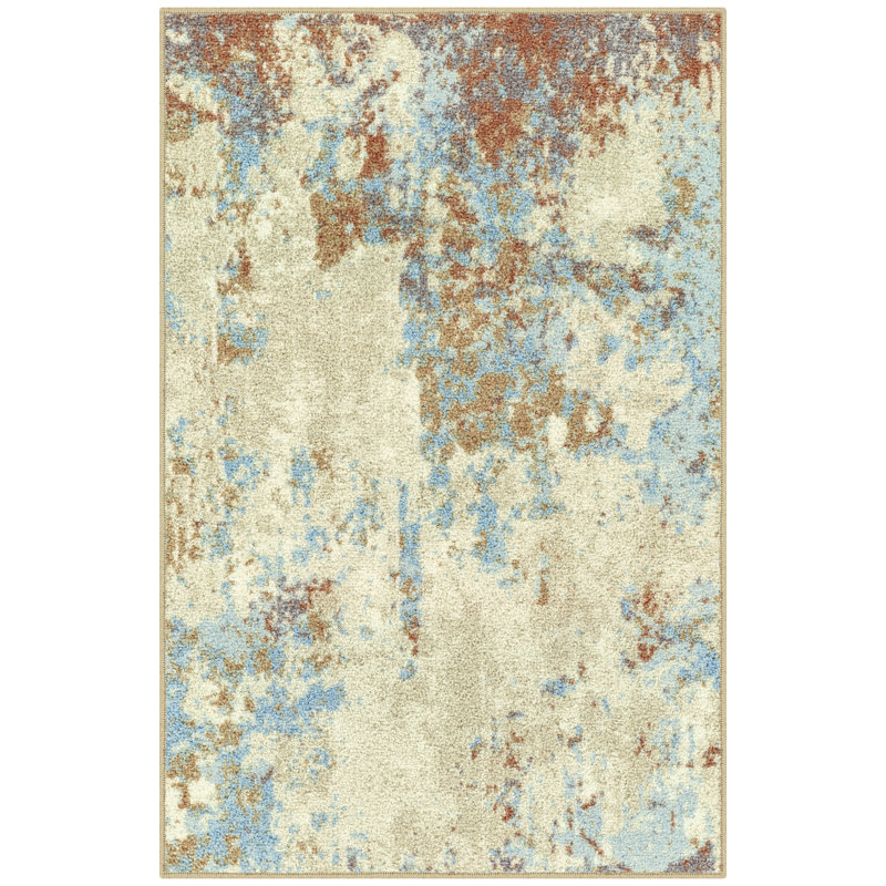 17 Stories Ahlers Tufted Ivory Brown Area Rug Reviews Wayfair