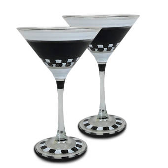 Latitude Run Chalsbury Ebony Spin 16 Oz Drinking Glass Reviews Wayfair