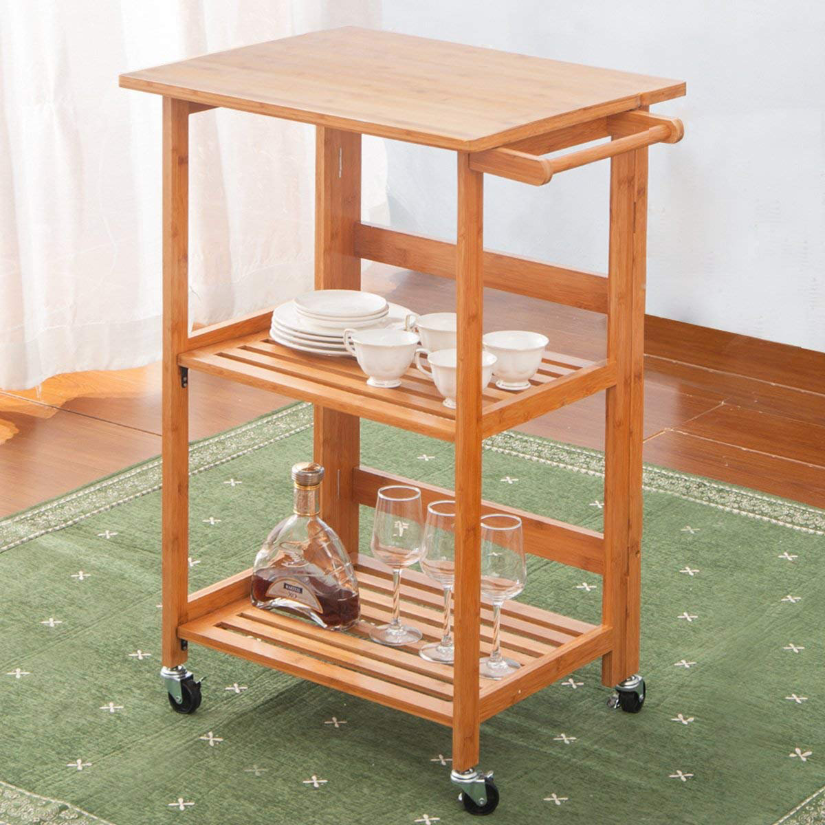 Ebern Designs Arkadelphia Kitchen Cart Wayfair Ca Ebern Designs Arkadelphia Kitchen Cart
