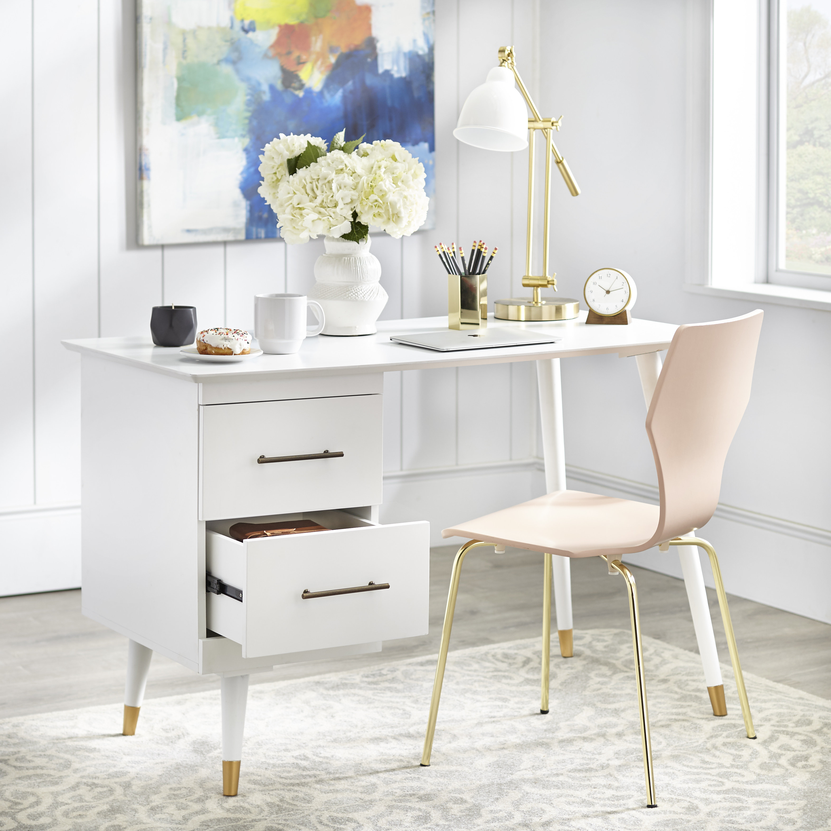 Oliver Beckley 46'' Desk & Reviews Wayfair