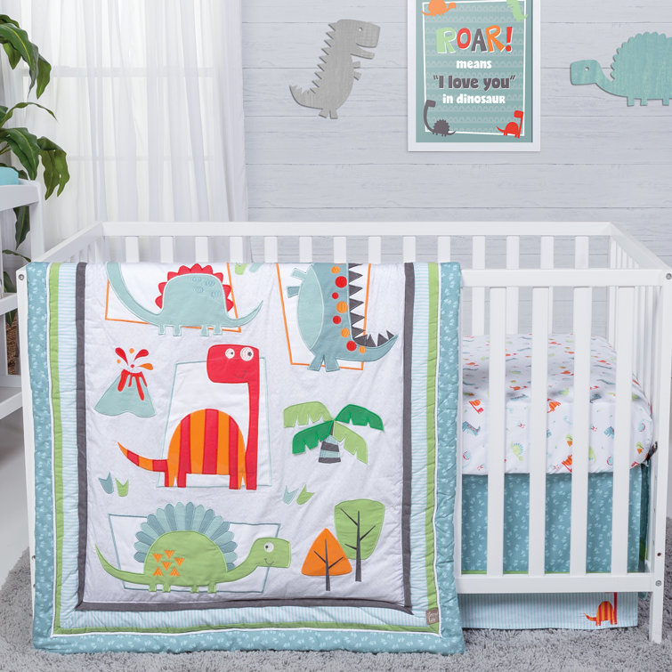 dinosaur bedding crib