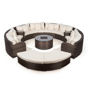 Woody 8 Seater Rattan Conversation Set By Sol 72 Outdoor