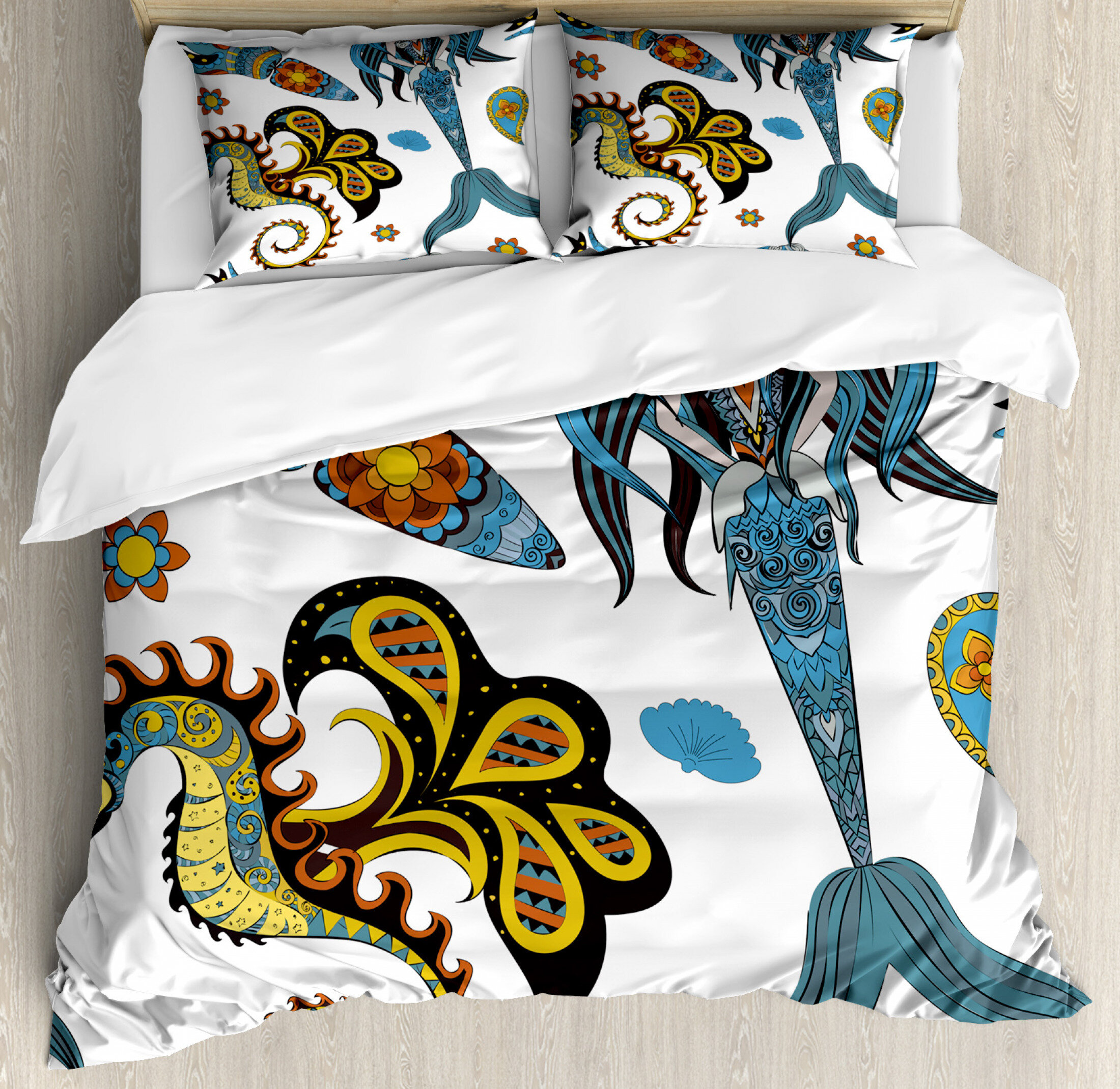 East Urban Home Mermaid Duvet Cover Set Wayfair