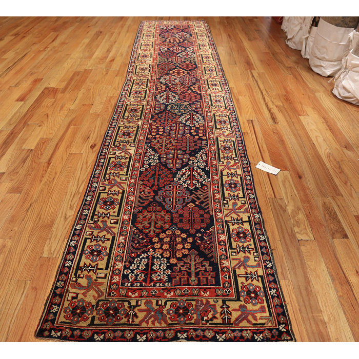 Nazmiyal Collection Kurdish Early Tribal Shrub Antique Bright Red