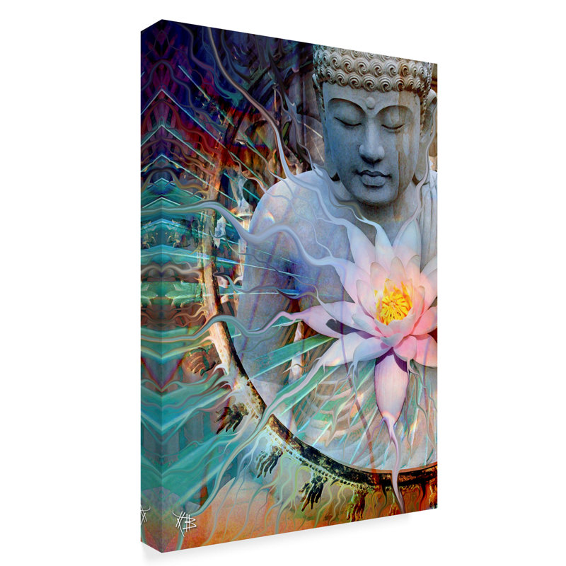 Trademark Art Living Radiance Acrylic Painting Print On Wrapped