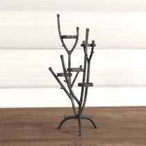 Twisted Wire Tree Branch Candle Holder Brown 31W Twig Fireplace Decor New 