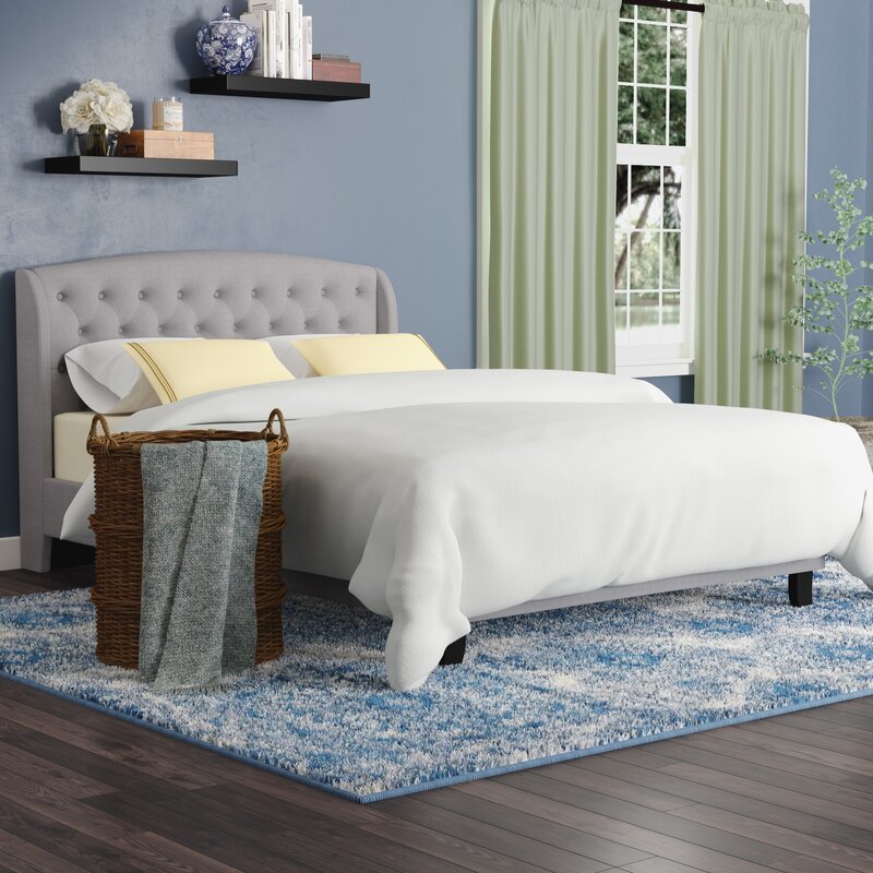 Ophelia Co Renfrew Upholstered Bed Frame Reviews Wayfair Co Uk