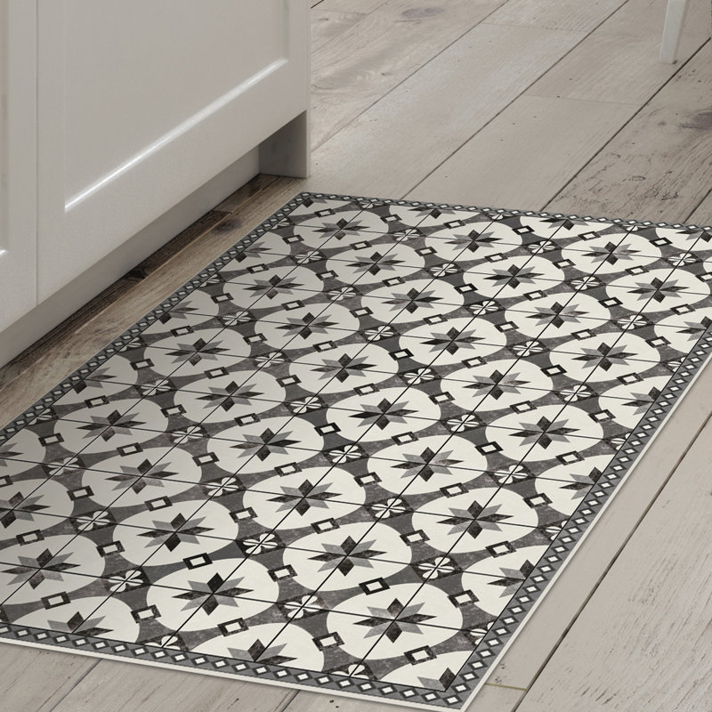 Charlton Home Mosaic Tile Decorative Vinyl Floor Mat 2' X 5' Wayfair.ca