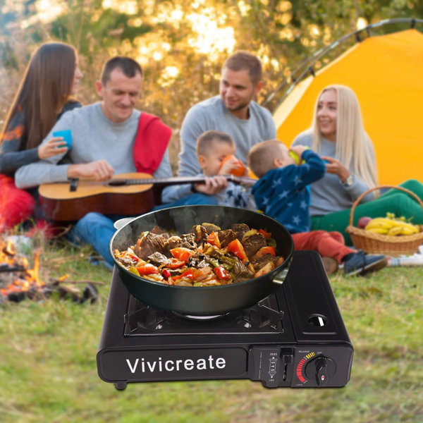 Vivicreate Single Burner Butane Outdoor Stove | Wayfair