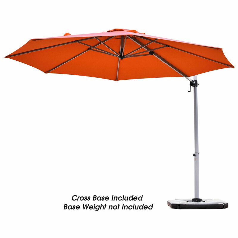 Arlmont Co Derick 11 Cantilever Umbrella Reviews Wayfair