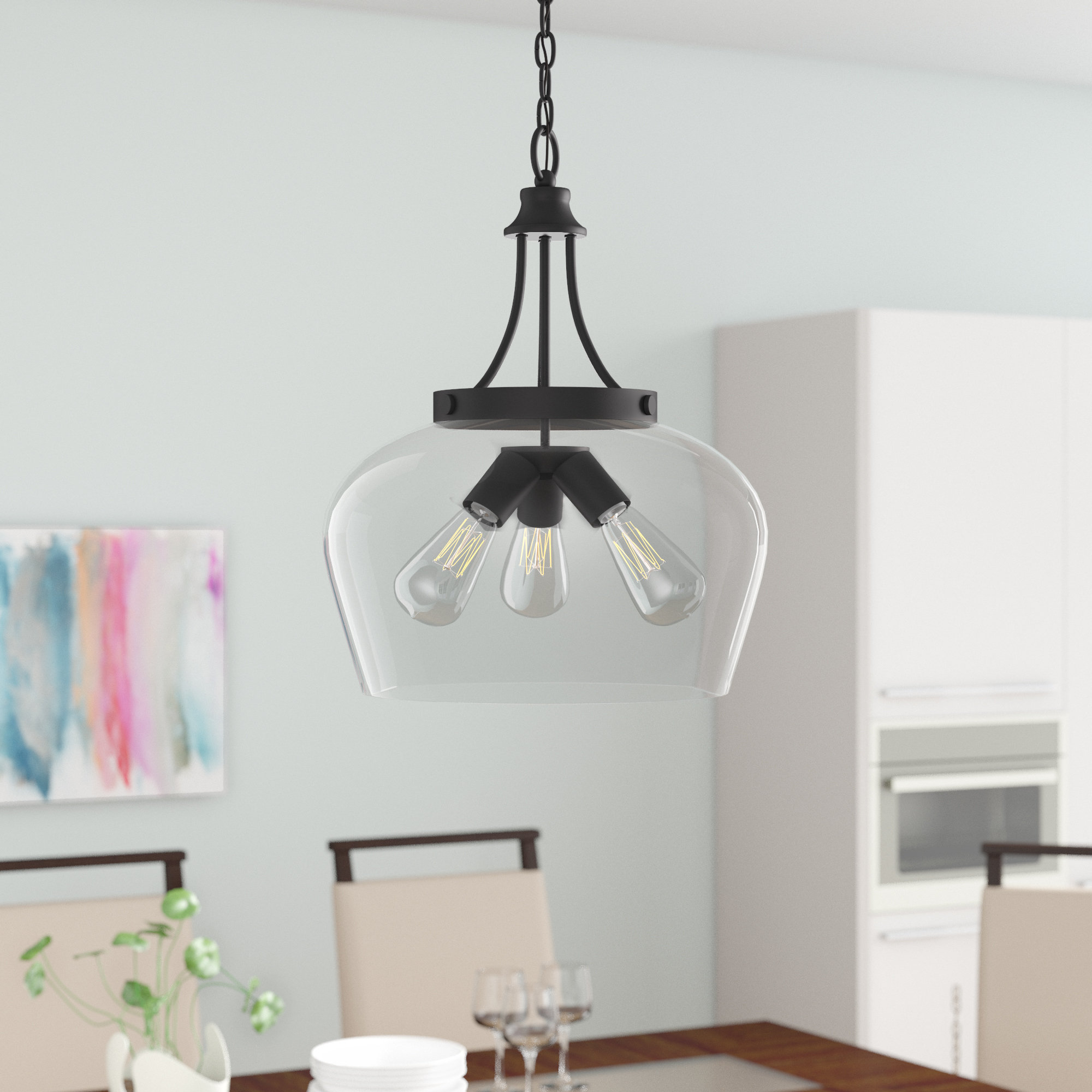 Hickerson 3 Light Inverted Pendant Hickerson 3 Light Inverted Pendant