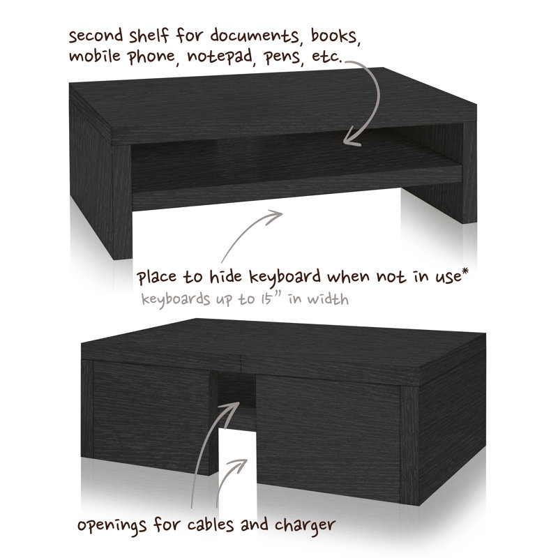 Ormonde 2 Shelf Computer Monitor Stand Reviews Joss Main