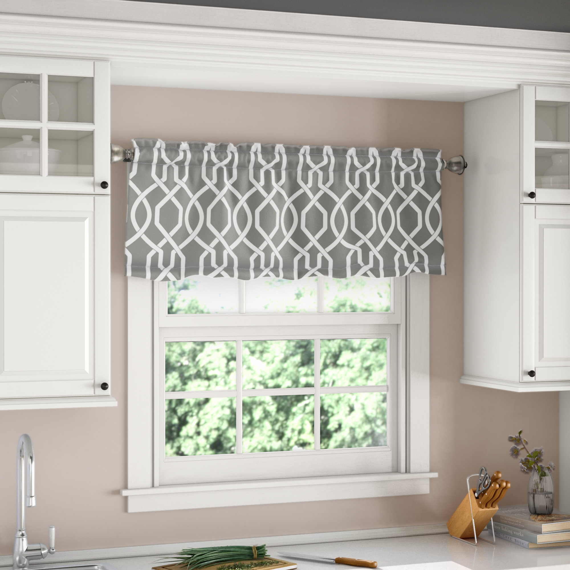 kitchen window valances and swags