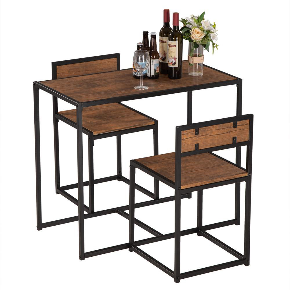 industrial table and chairs set