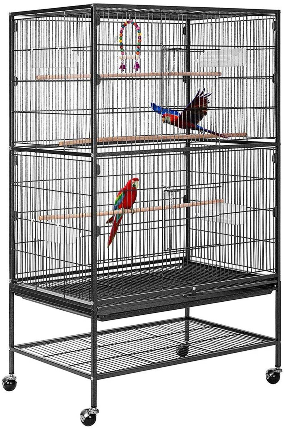 Tucker Murphy Pet™ Fiscus 52.5'' Steel Flat Top Travel Bird Cage with ...