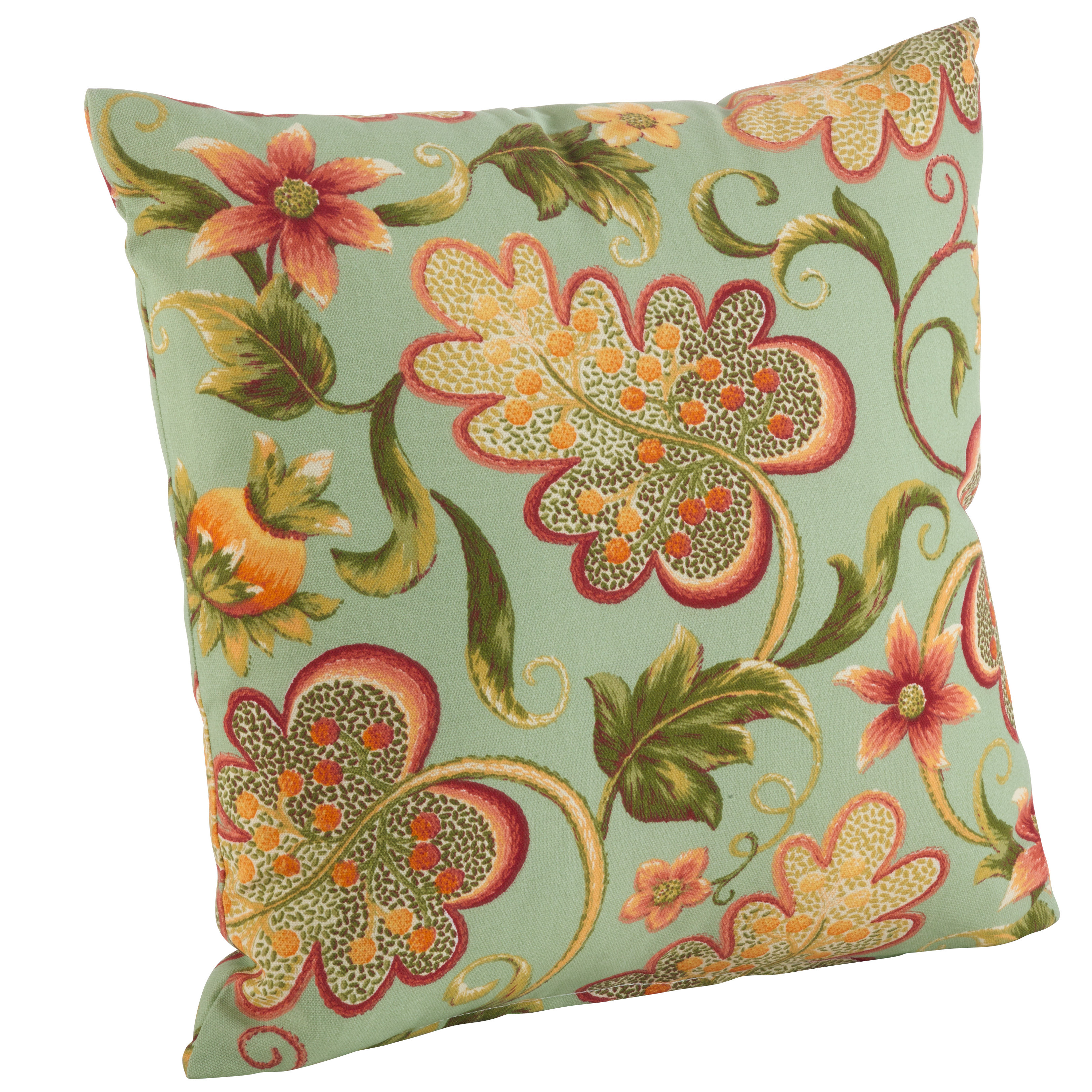 Yellow Flower Vine Polyester Pillow Case Sofa Throw Cushion Cover Home Decor
