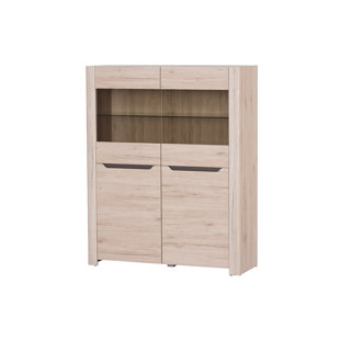 Go to store & view more images Estrada Lighted China Cabinet by Loon Peak