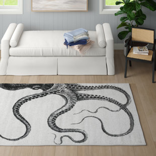 Custom Fashion Home Decorator Octopus Area Rug Cover Floor Rug Carpets 