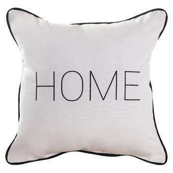 The Pillow Collection Razili Geometric Steel Down Filled Throw Pillow 