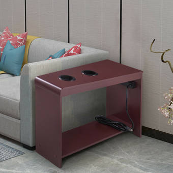 Millwood Pines Weibel End Table With Storage Wayfair
