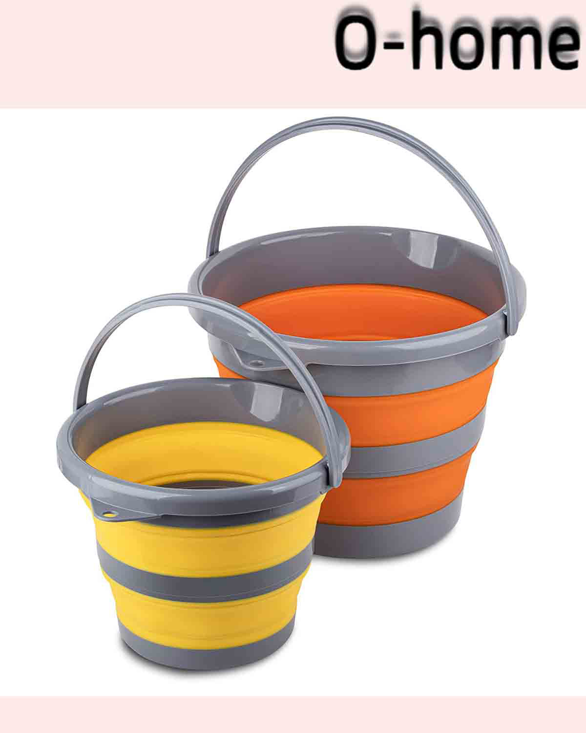 Gracie Oaks Collapsible Plastic Bucket Set Wayfair