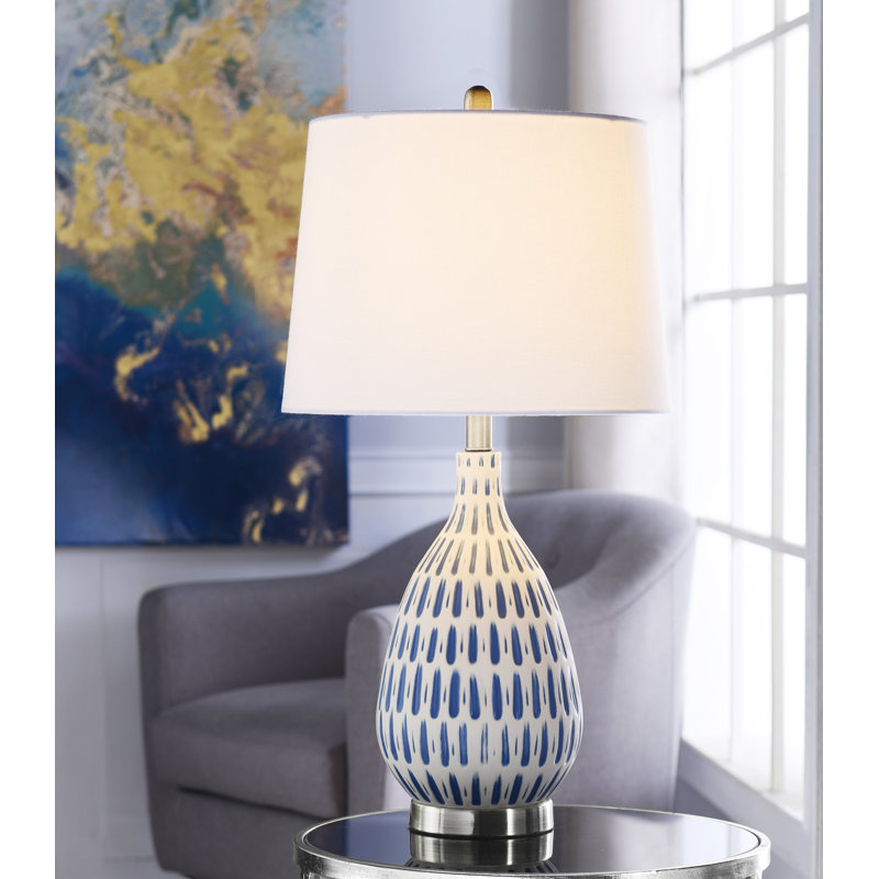 wayfair table lamps blue