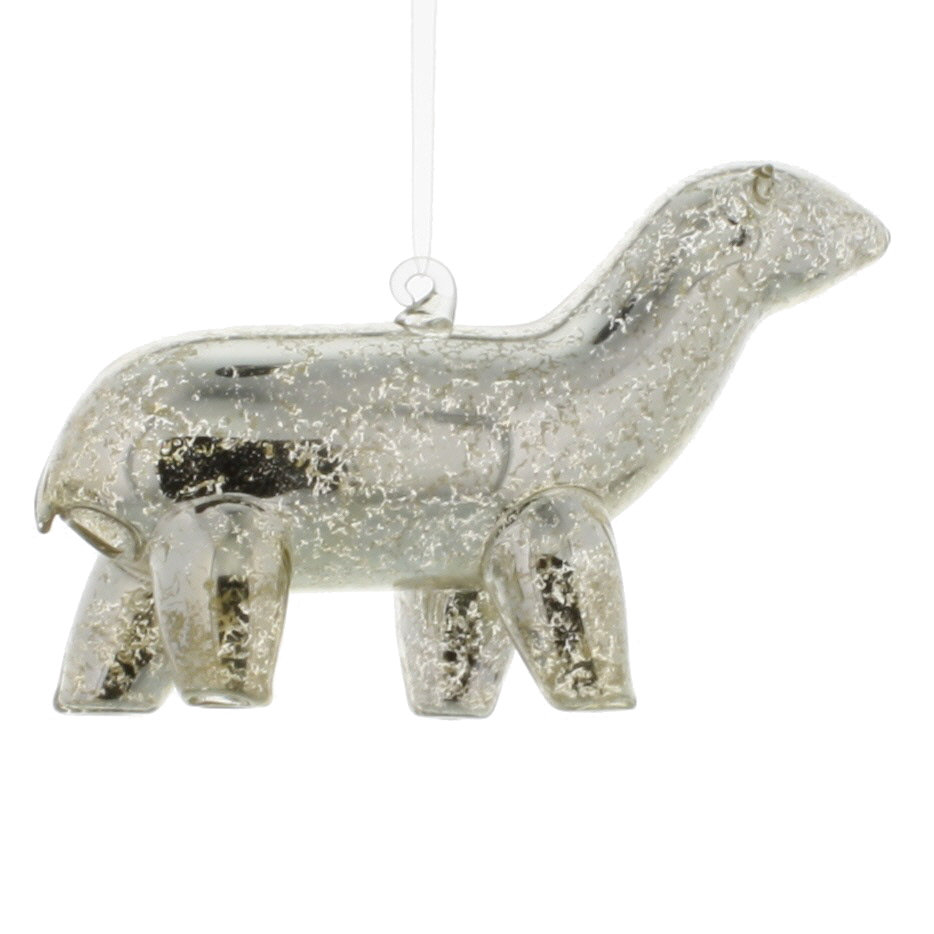 The Holiday Aisle Glass Bear Ornament Hanging Figurine Ornament Wayfair
