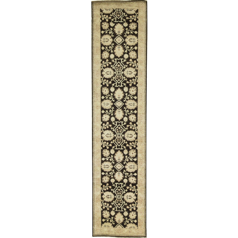 Bokara Rug Co Inc One Of A Kind Sultanabad Handwoven Runner 2 8 X 11 3 Wool Black Cream Area Rug Wayfair